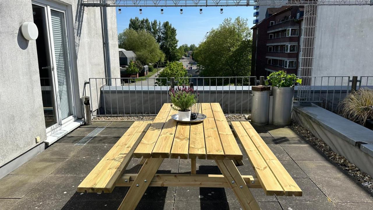 Fischers Ferienwohnung Mit Dachterrasse, Innenstadt Wilhelmshaven Extérieur photo